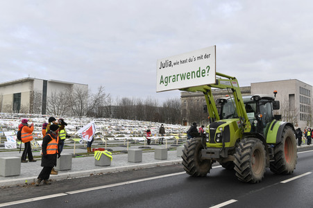 Demonstration 'Wir haben es satt' in Berlin