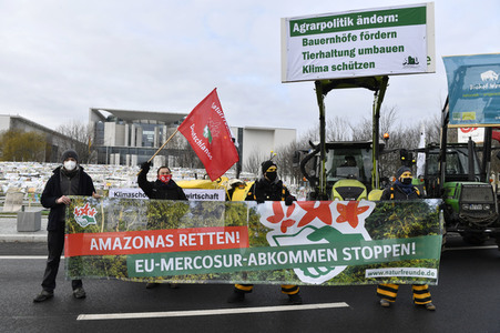 Demonstration 'Wir haben es satt' in Berlin