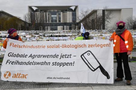 Demonstration 'Wir haben es satt' in Berlin