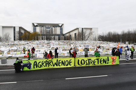 Demonstration 'Wir haben es satt' in Berlin