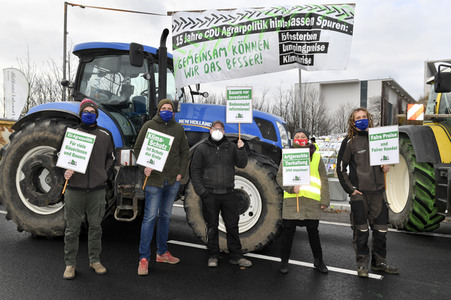 Demonstration 'Wir haben es satt' in Berlin