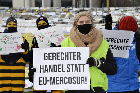 Demonstration 'Wir haben es satt' in Berlin