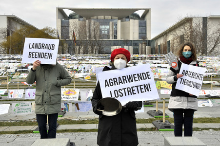 Demonstration 'Wir haben es satt' in Berlin