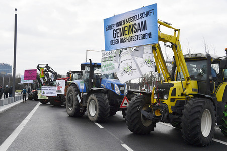 Demonstration 'Wir haben es satt' in Berlin