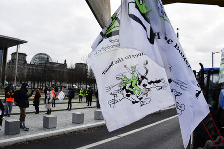 Demonstration 'Wir haben es satt' in Berlin
