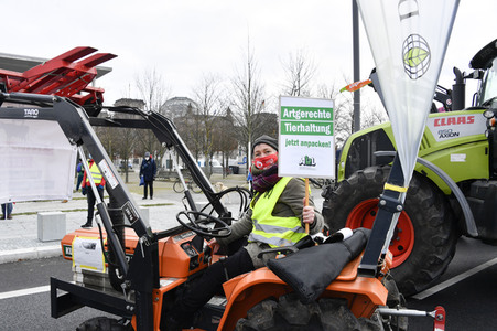 Demonstration 'Wir haben es satt' in Berlin