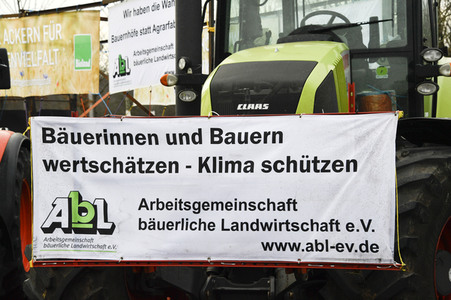 Demonstration 'Wir haben es satt' in Berlin