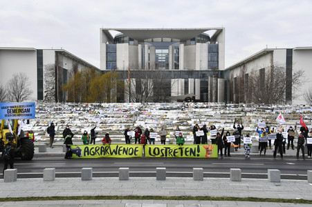 Demonstration 'Wir haben es satt' in Berlin