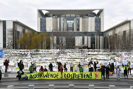 Demonstration 'Wir haben es satt' in Berlin