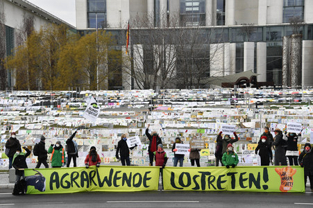 Demonstration 'Wir haben es satt' in Berlin