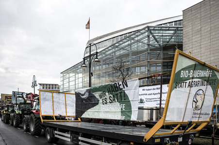 Demonstration 'Wir haben es satt' in Berlin