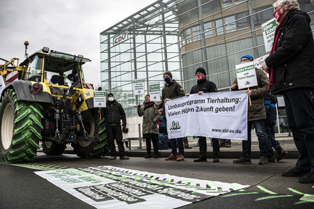 Demonstration 'Wir haben es satt' in Berlin