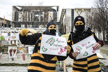Demonstration 'Wir haben es satt' in Berlin