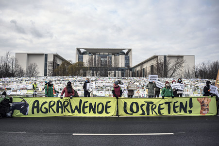 Demonstration 'Wir haben es satt' in Berlin