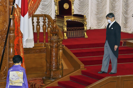 204. Diäten-Sitzung des japanischen Parlaments in Tokio