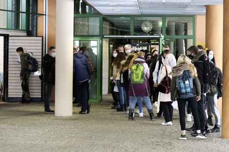 Freiwilliger Corona-Test für Abschlussklässler in Görlitz