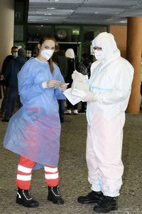 Freiwilliger Corona-Test für Abschlussklässler in Görlitz