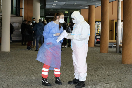 Freiwilliger Corona-Test für Abschlussklässler in Görlitz