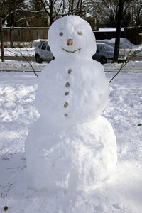 Schneemann in München
