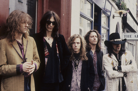 Photoshooting mit The Black Crowes in London