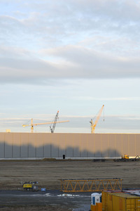 Baustelle der Tesla Gigafactory 4 in Grünheide