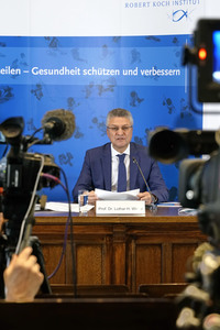 Pressekonferenz mit Lothar H. Wieler in Berlin