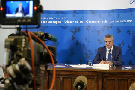 Pressekonferenz mit Lothar H. Wieler in Berlin