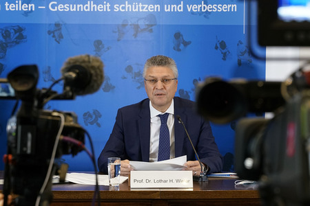 Pressekonferenz mit Lothar H. Wieler in Berlin