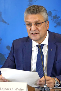 Pressekonferenz mit Lothar H. Wieler in Berlin