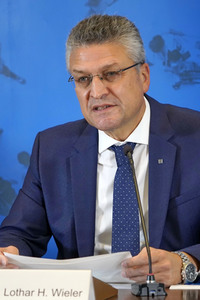 Pressekonferenz mit Lothar H. Wieler in Berlin