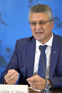 Pressekonferenz mit Lothar H. Wieler in Berlin
