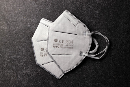 Symbolfoto Berechtigungsschein für FFP2-Masken