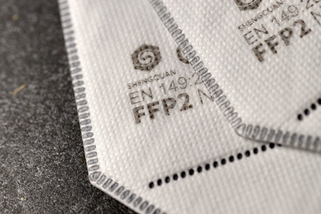 Symbolfoto Berechtigungsschein für FFP2-Masken