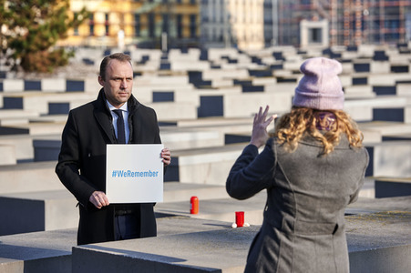 Tag des Gedenkens an die Opfer des Nationalsozialismus in Berlin