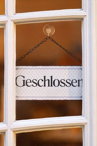 Symbolfoto Geschlossen