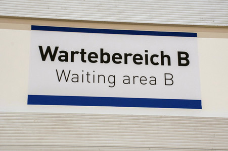 Corona-Impfzentrum in den Messehallen Hamburg