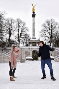 Photoshooting mit Julian Wittmann und Stephanie Liebl in München