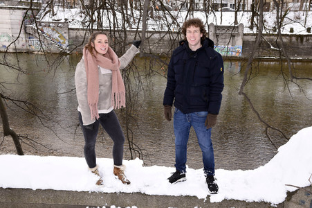 Photoshooting mit Julian Wittmann und Stephanie Liebl in München