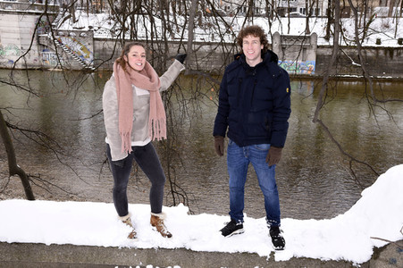 Photoshooting mit Julian Wittmann und Stephanie Liebl in München