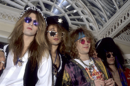 Photoshooting mit Enuff Z'Nuff in London