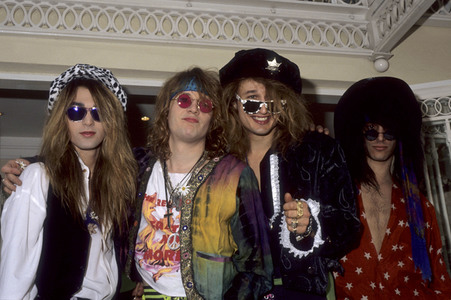 Photoshooting mit Enuff Z'Nuff in London