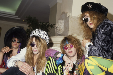 Photoshooting mit Enuff Z'Nuff in London