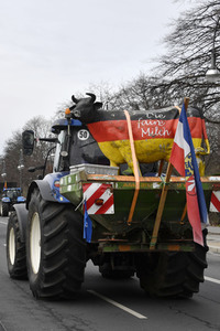 Traktor-Demonstration gegen die Agrarpoiltik der Bundesregierung in Berlin