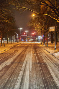 Symbolfoto winterliche Straßenverhältnisse
