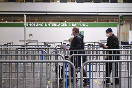 Eröffnung vom Impfzentrum in Hannover