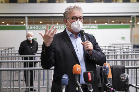 Eröffnung vom Impfzentrum in Hannover