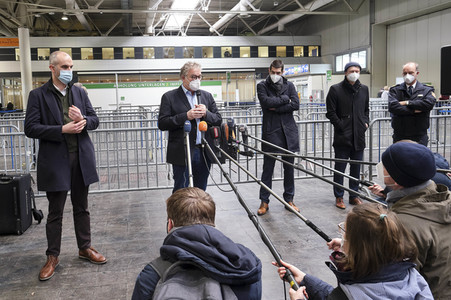 Eröffnung vom Impfzentrum in Hannover
