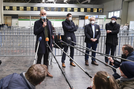 Eröffnung vom Impfzentrum in Hannover