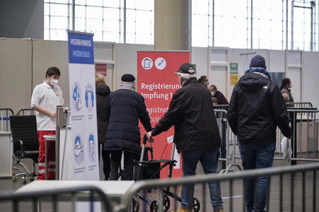Eröffnung vom Impfzentrum in Hannover
