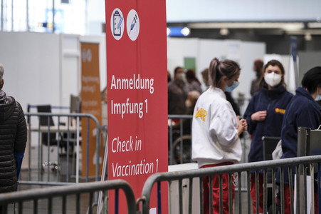 Eröffnung vom Impfzentrum in Hannover